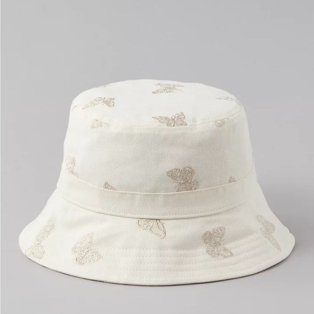 AE Embroidered Butterfly Bucket Hat
